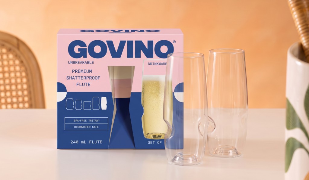 Govino Shatterproof Flute gift box