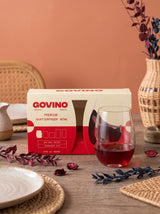 Govino Premium Shatterproof Wine gift box with stemless wine glass