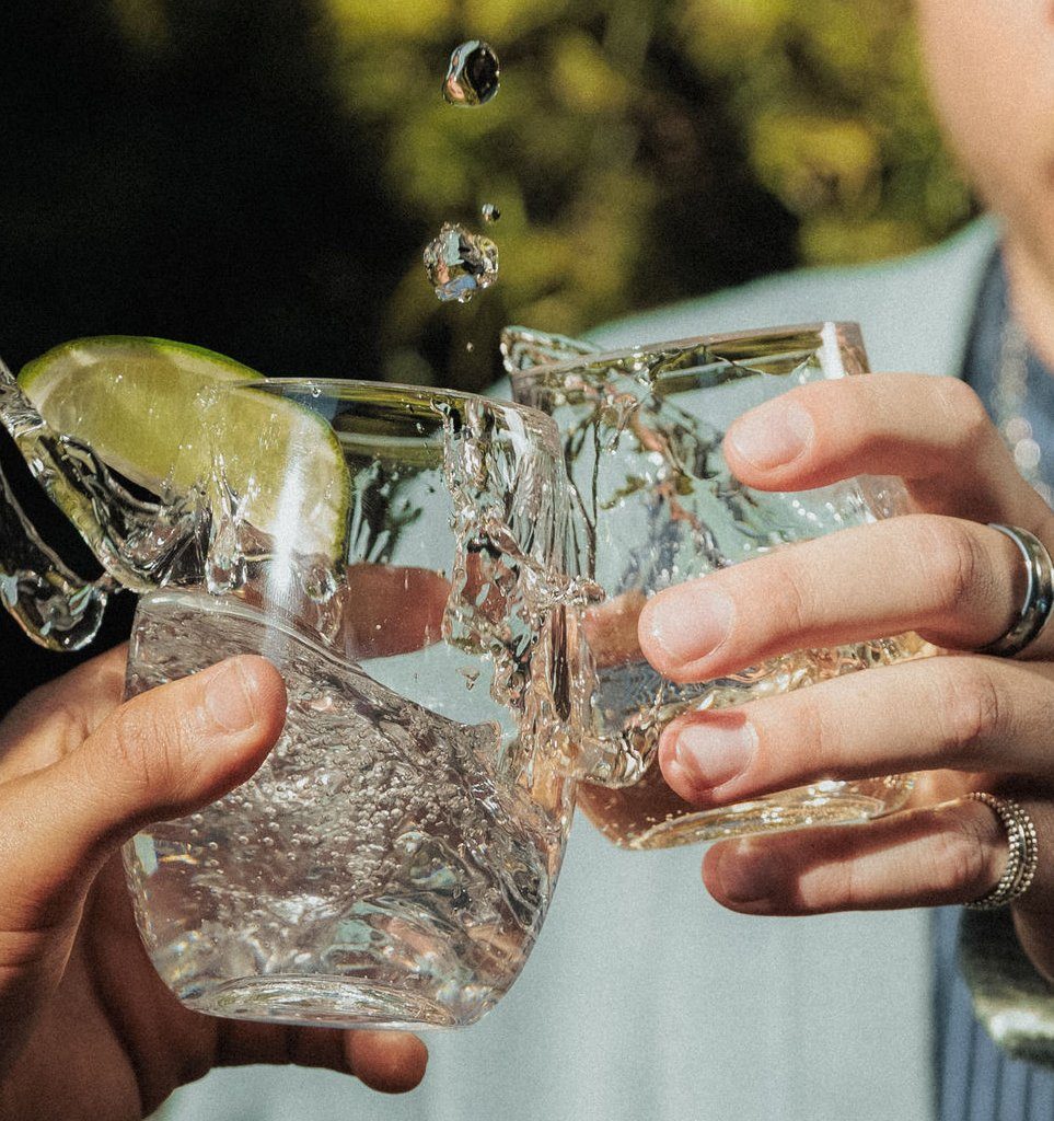 Custom branded Govino glasses